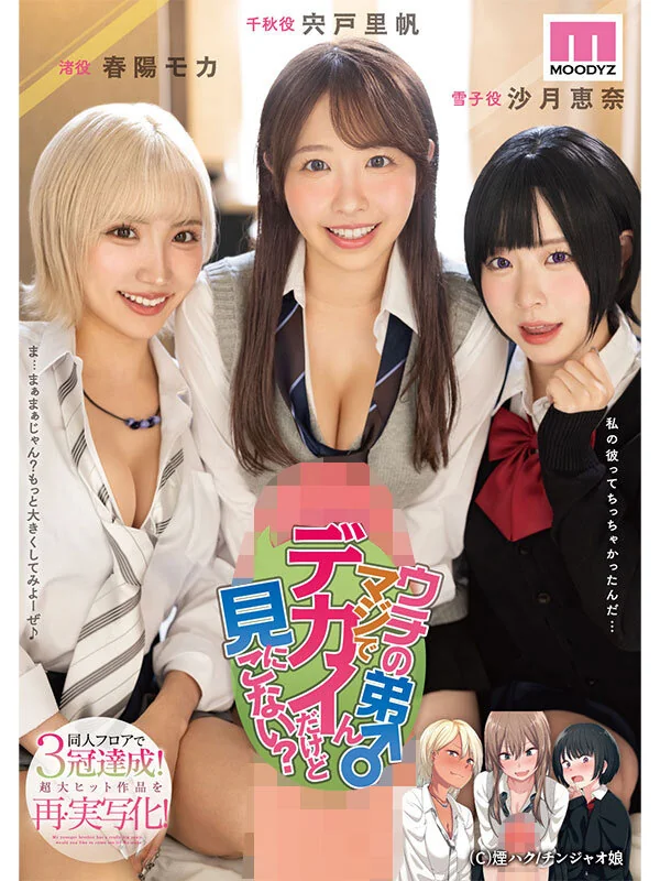 姉にデカチンがバレちゃった弟!美少女痴女3人に筆下ろしされたその日からハーレムセックス生活が始まる!【宍戸里帆】【沙月恵奈】【春陽モカ】